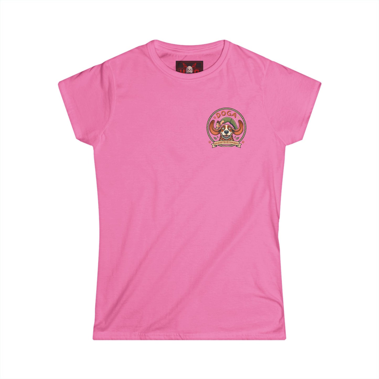 Basset Baby DOGA shirt Doga Ladys Shirt