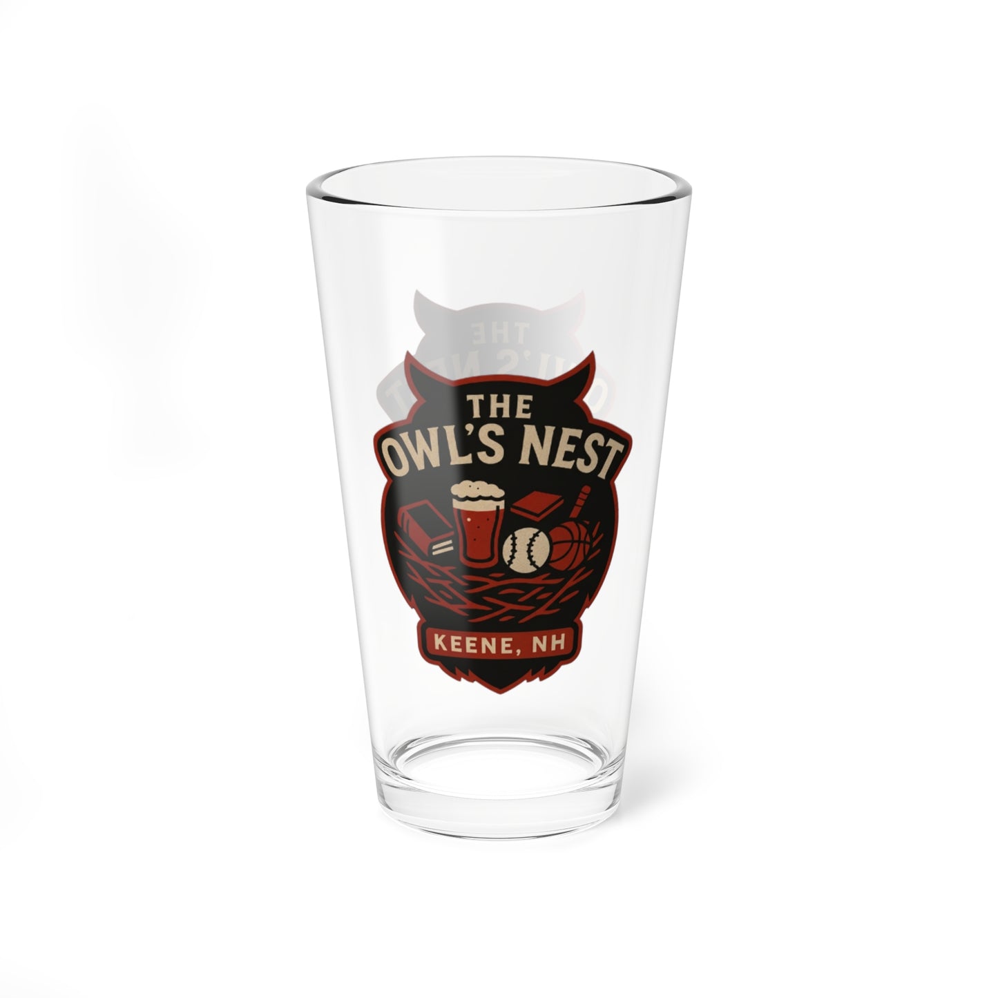 The Owl's Nest Keene, NH 16oz Mixing Glass