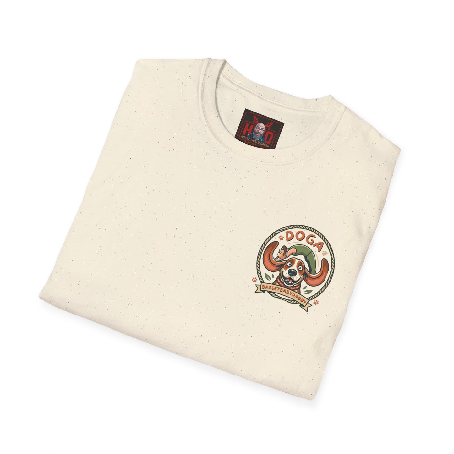 Basset Baby Doga Yoga Tshirt