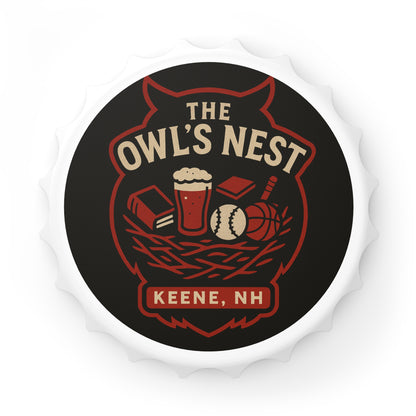 The Owl's Nest Keene, NH Logo Magnetic Bottle Opener