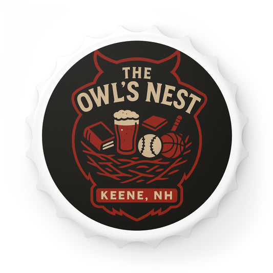 The Owl's Nest Keene, NH Logo Magnetic Bottle Opener