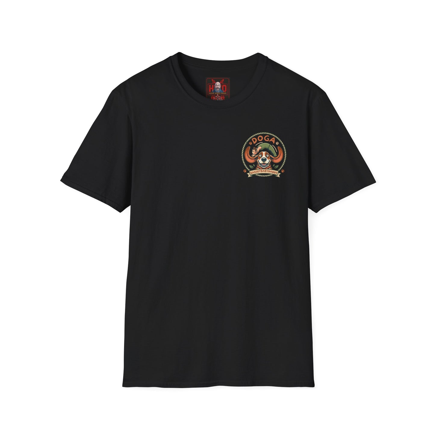 Basset Baby Doga Yoga Tshirt