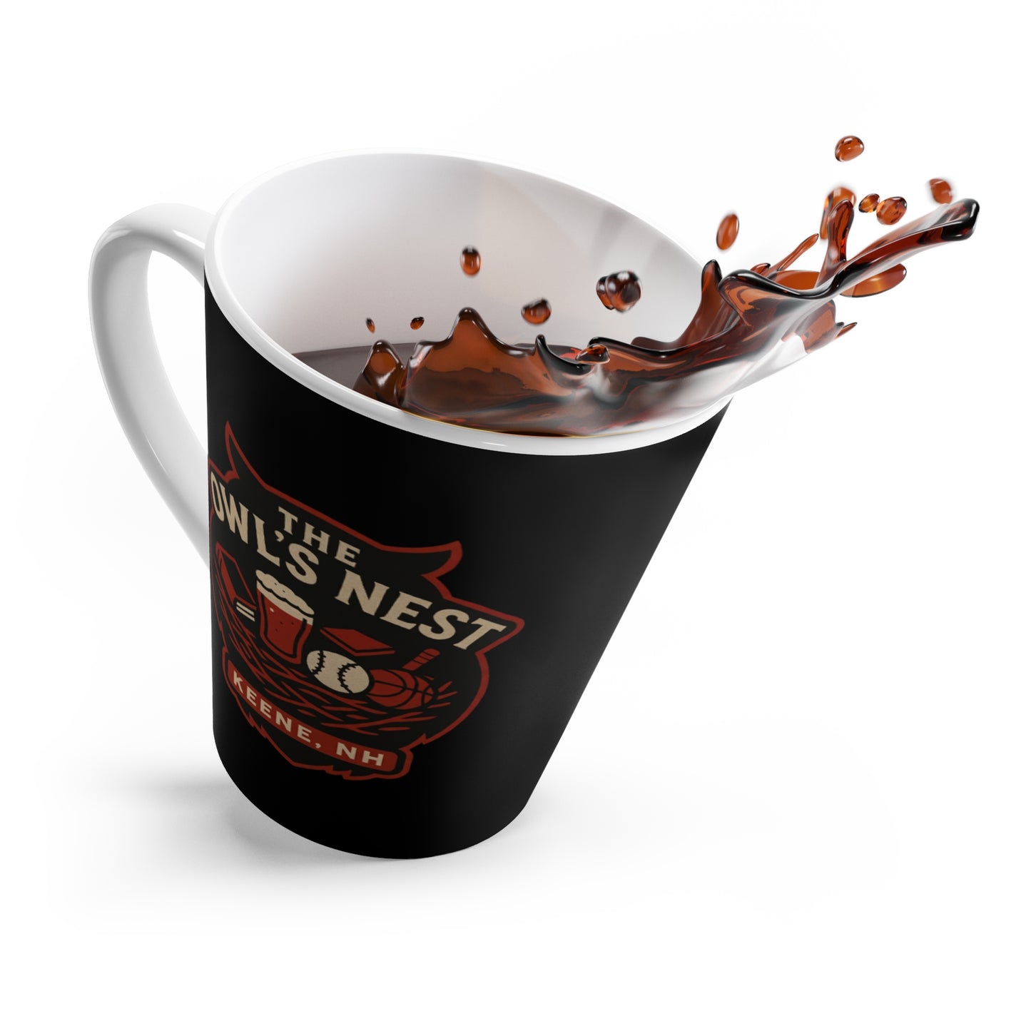 The Owl's Nest Keene, NH 12oz Ceramic Latte Mug