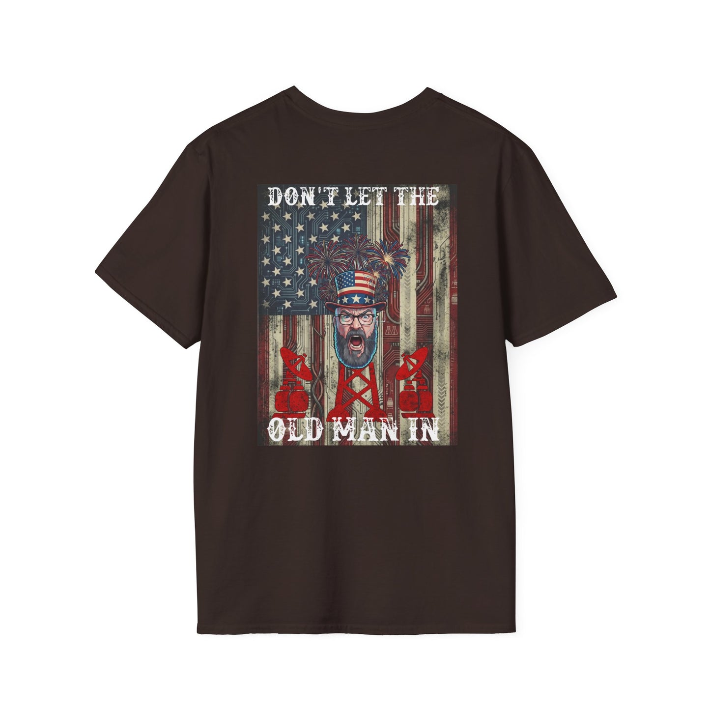 Hughe Jasole Presents: Don't Let The Old Man In T-Shirt | Patriotic 250th Anniversary Tee