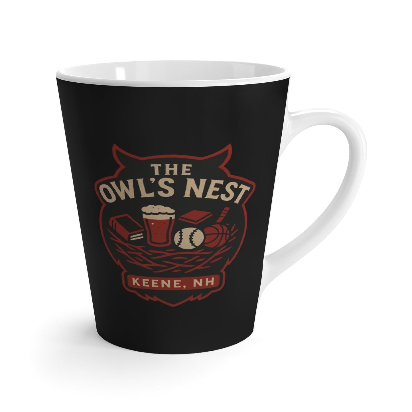The Owl's Nest Keene, NH 12oz Ceramic Latte Mug