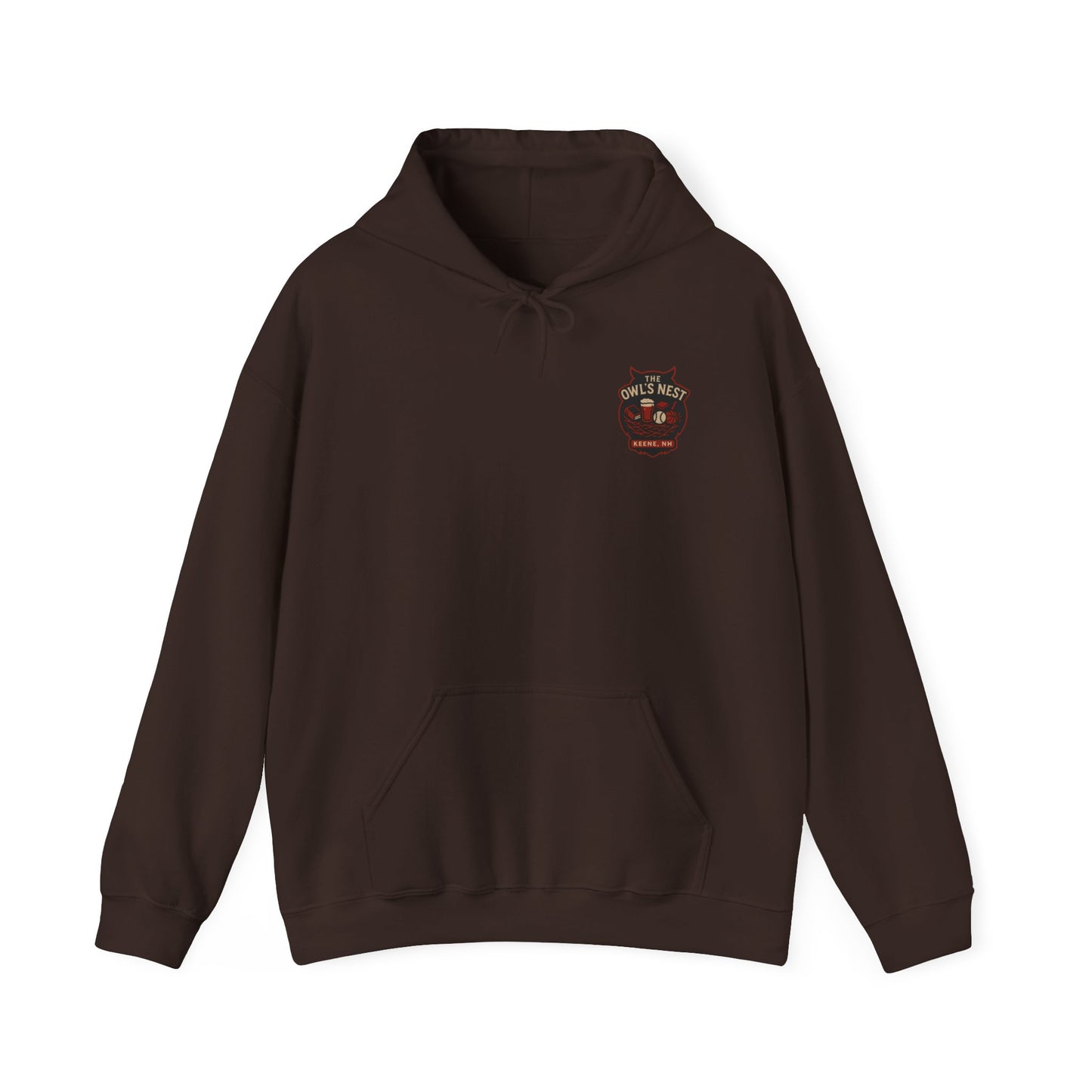 The Owl's Nest Pullover Hoodie | Keene, NH Vintage Logo Sweatshirt
