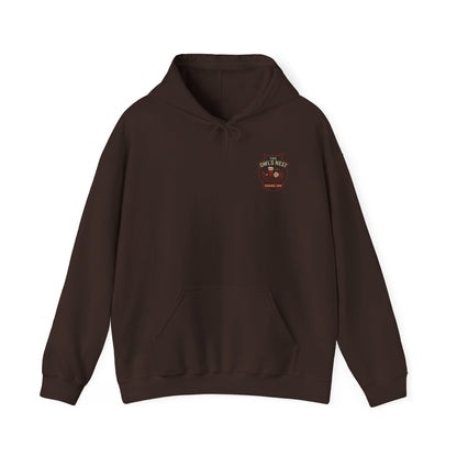 The Owl's Nest Pullover Hoodie | Keene, NH Vintage Logo Sweatshirt