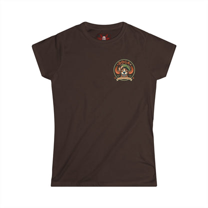 Basset Baby DOGA shirt Doga Ladys Shirt