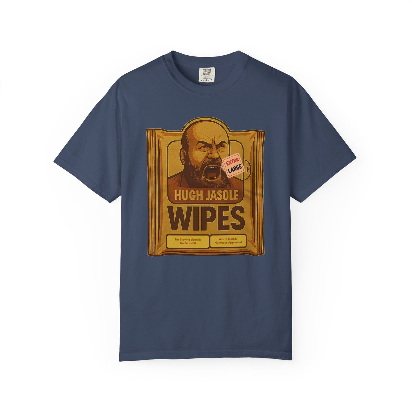Hughe Jasole Wipes Parody T-Shirt – Funny Dune Meme Tee for Twitch Fans