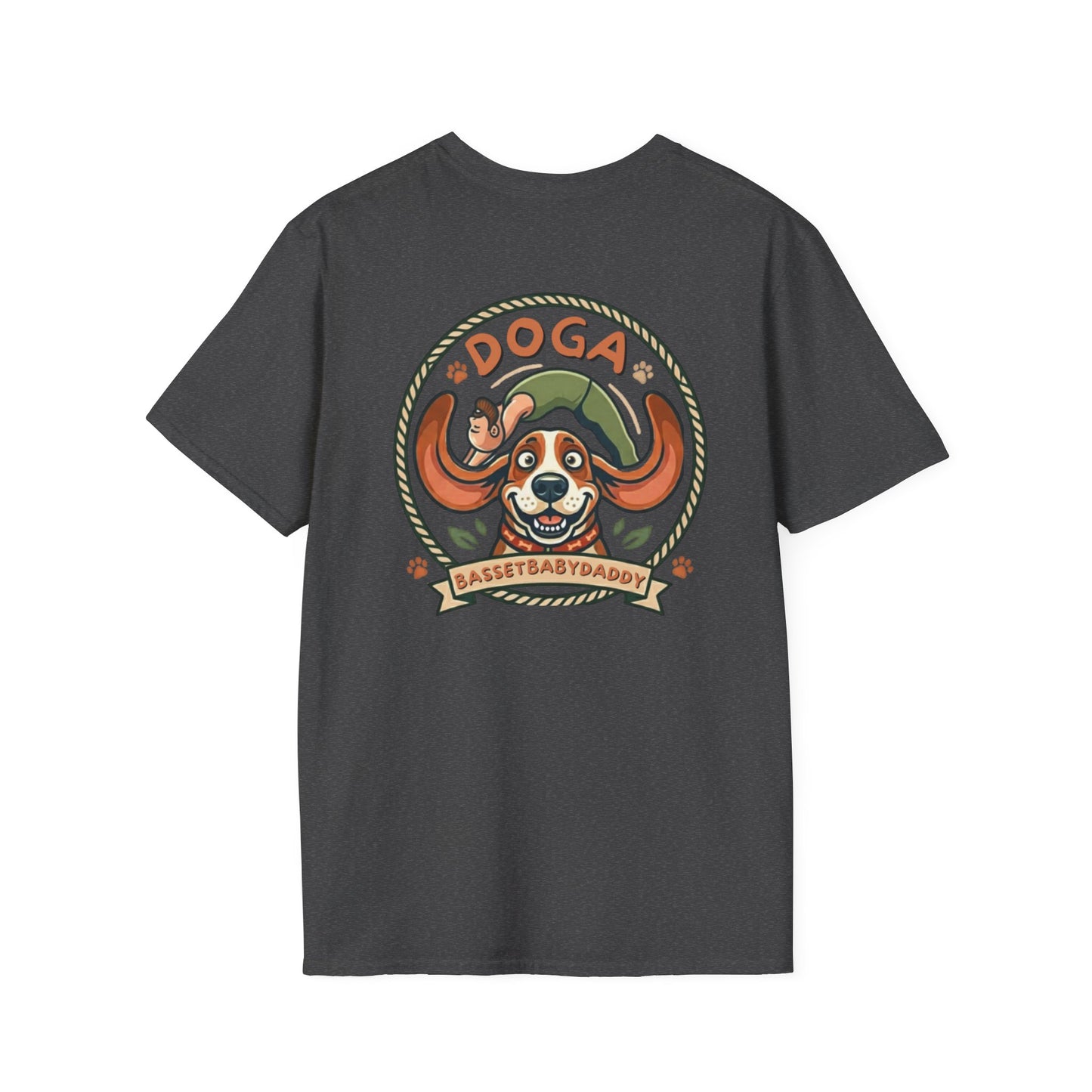 Basset Baby Doga Yoga Tshirt