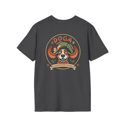 Basset Baby Doga Yoga Tshirt