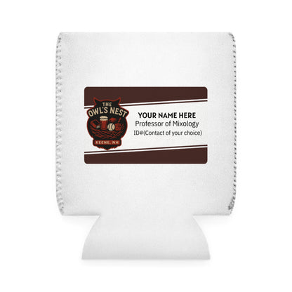 The Owl's Nest Keene, NH Personalized Can Cooler — Custom Name Sleeve