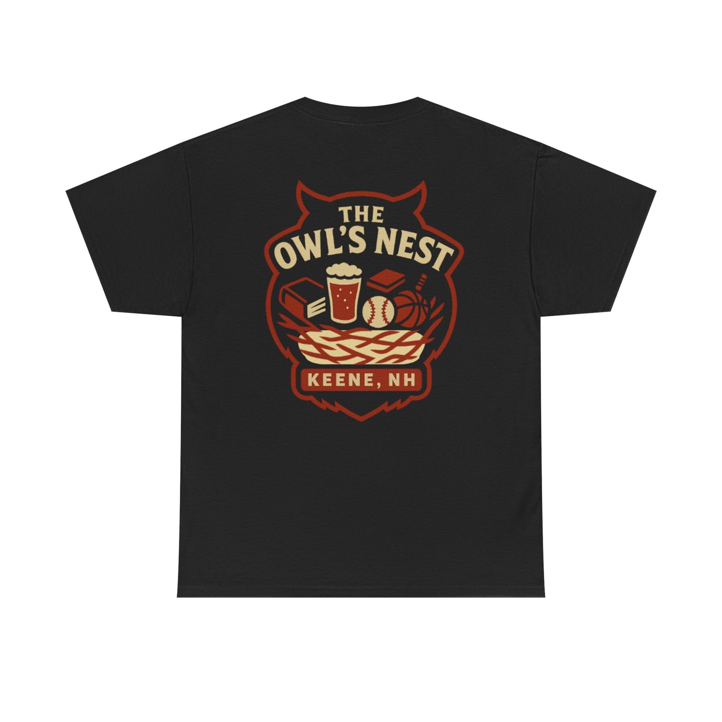 Owl's Nest Vintage Graphic T-Shirt, Gift for Beer Lovers, Unique Souvenir