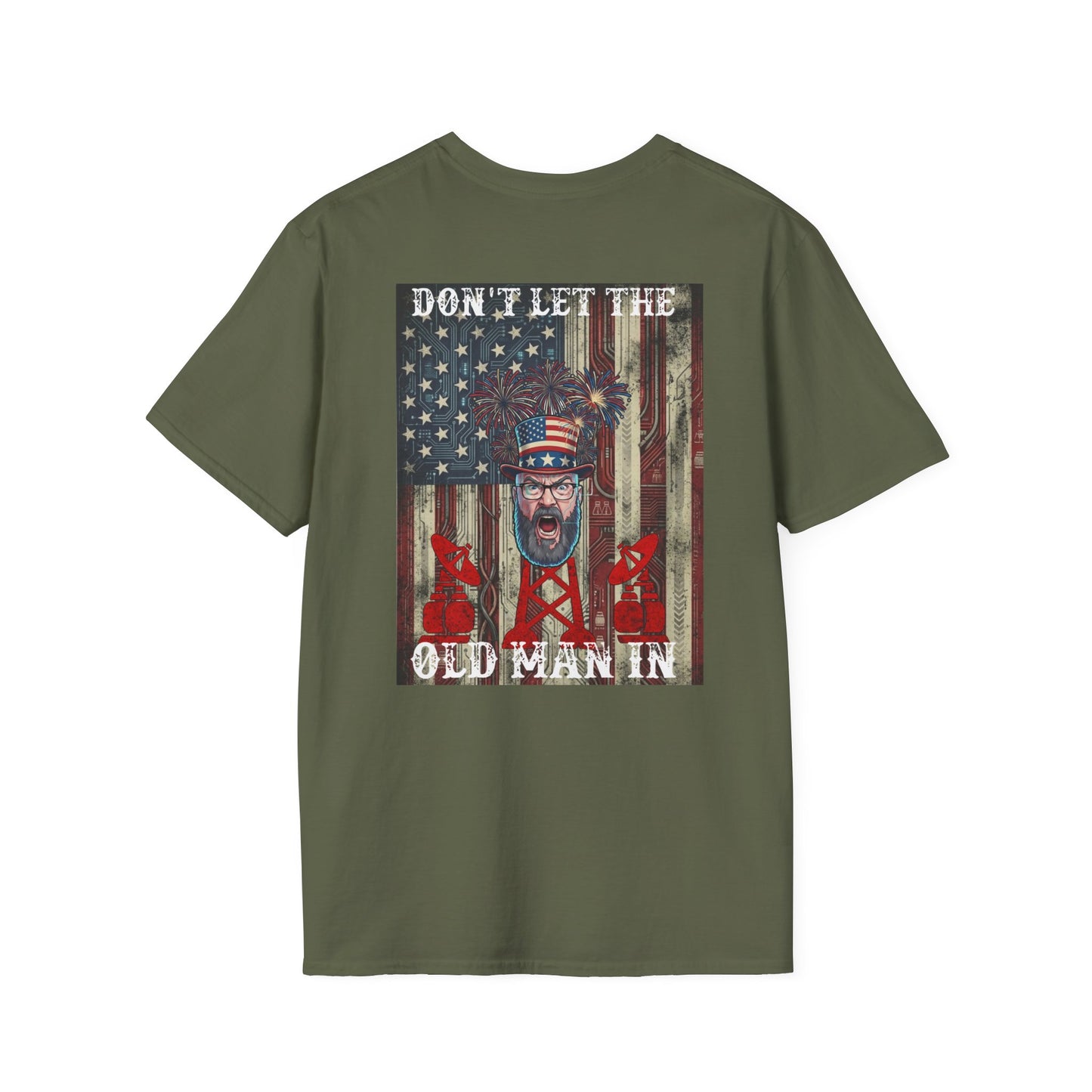 Hughe Jasole Presents: Don't Let The Old Man In T-Shirt | Patriotic 250th Anniversary Tee