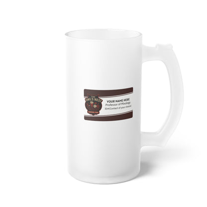 The Owl's Nest Keene, NH 16oz Frosted Beer Mug