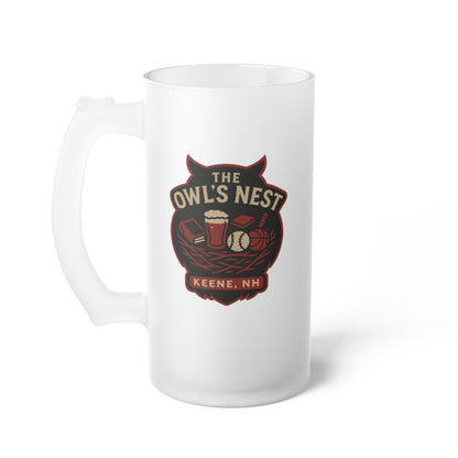 The Owl's Nest Keene, NH 16oz Frosted Beer Mug