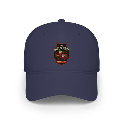 The Owl's Nest Keene, NH Baseball Cap — Low Profile Embroidered Hat