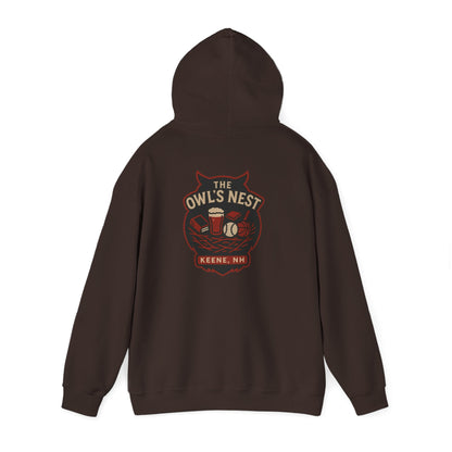 The Owl's Nest Pullover Hoodie | Keene, NH Vintage Logo Sweatshirt