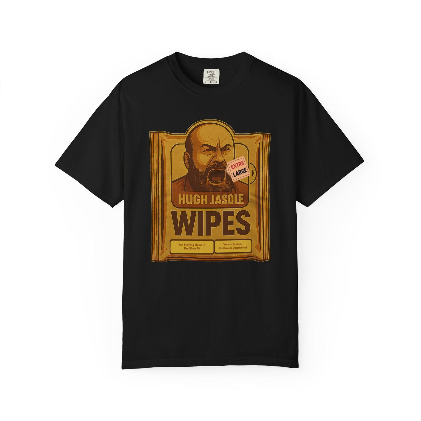 Hughe Jasole Wipes Parody T-Shirt – Funny Dune Meme Tee for Twitch Fans