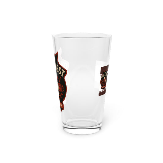 The Owl's Nest Keene, NH 16oz Pint Glass — Bar Pub Beer Glassware