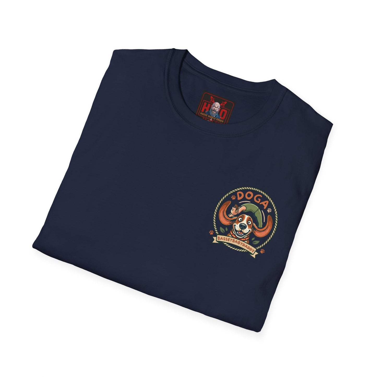 Basset Baby Doga Yoga Tshirt