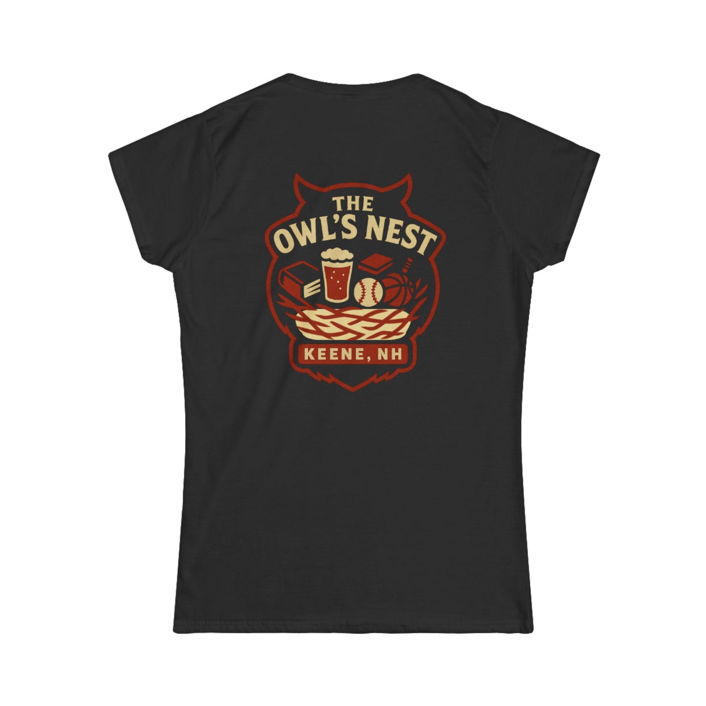 The Owl's Nest T-Shirt — Keene, NH Bar & Game Night Tee
