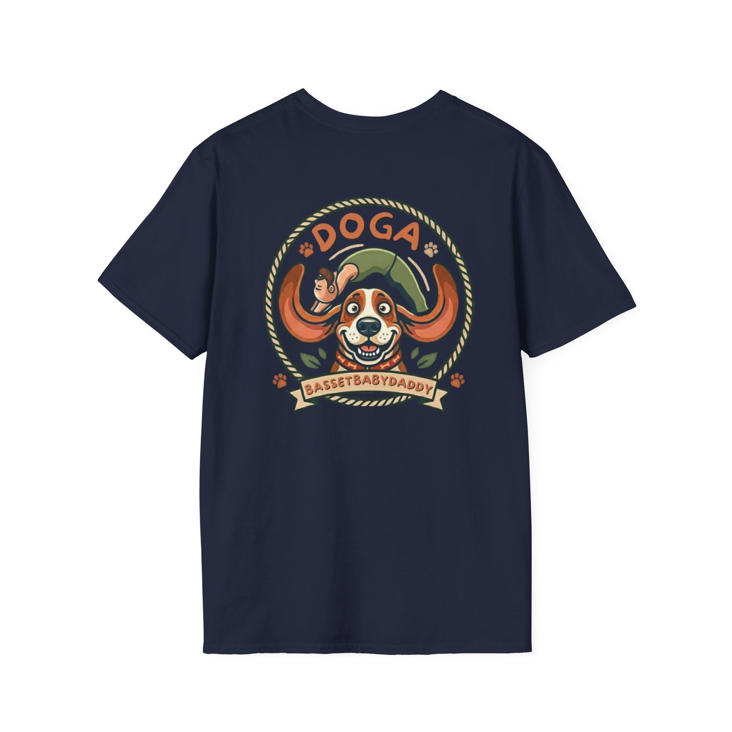 Basset Baby Doga Yoga Tshirt