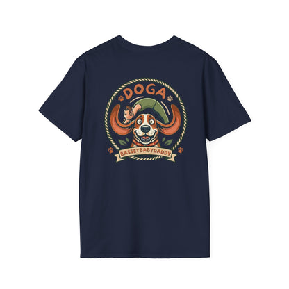 Basset Baby Doga Yoga Tshirt