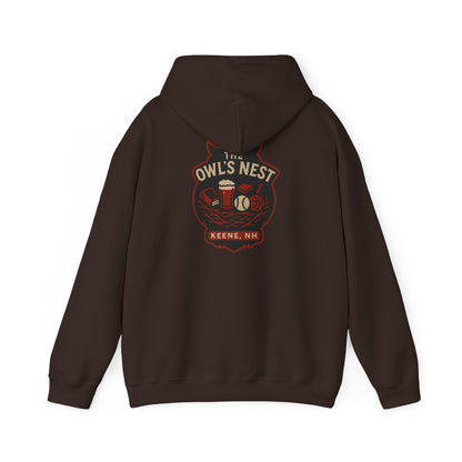 The Owl's Nest Pullover Hoodie | Keene, NH Vintage Logo Sweatshirt