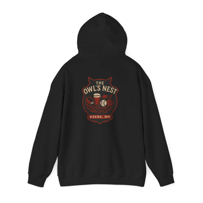 The Owl's Nest Pullover Hoodie | Keene, NH Vintage Logo Sweatshirt