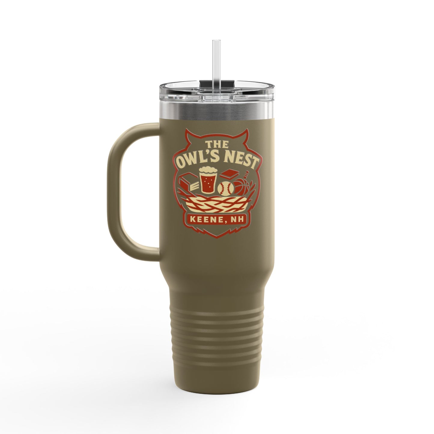 The Owl's Nest Keene, NH 40oz Insulated Travel Mug