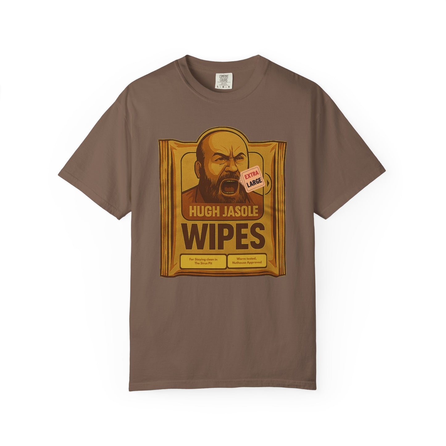 Hughe Jasole Wipes Parody T-Shirt – Funny Dune Meme Tee for Twitch Fans