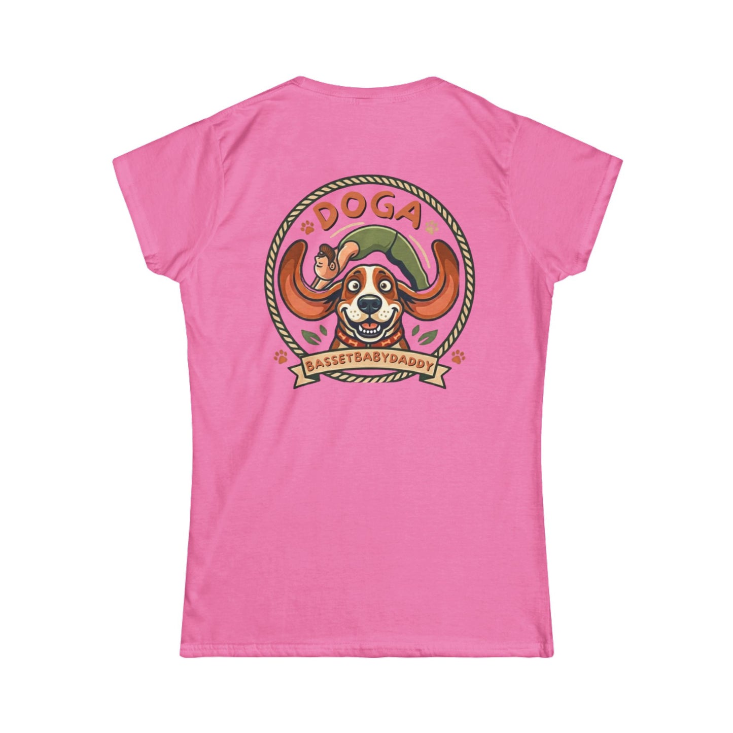 Basset Baby DOGA shirt Doga Ladys Shirt