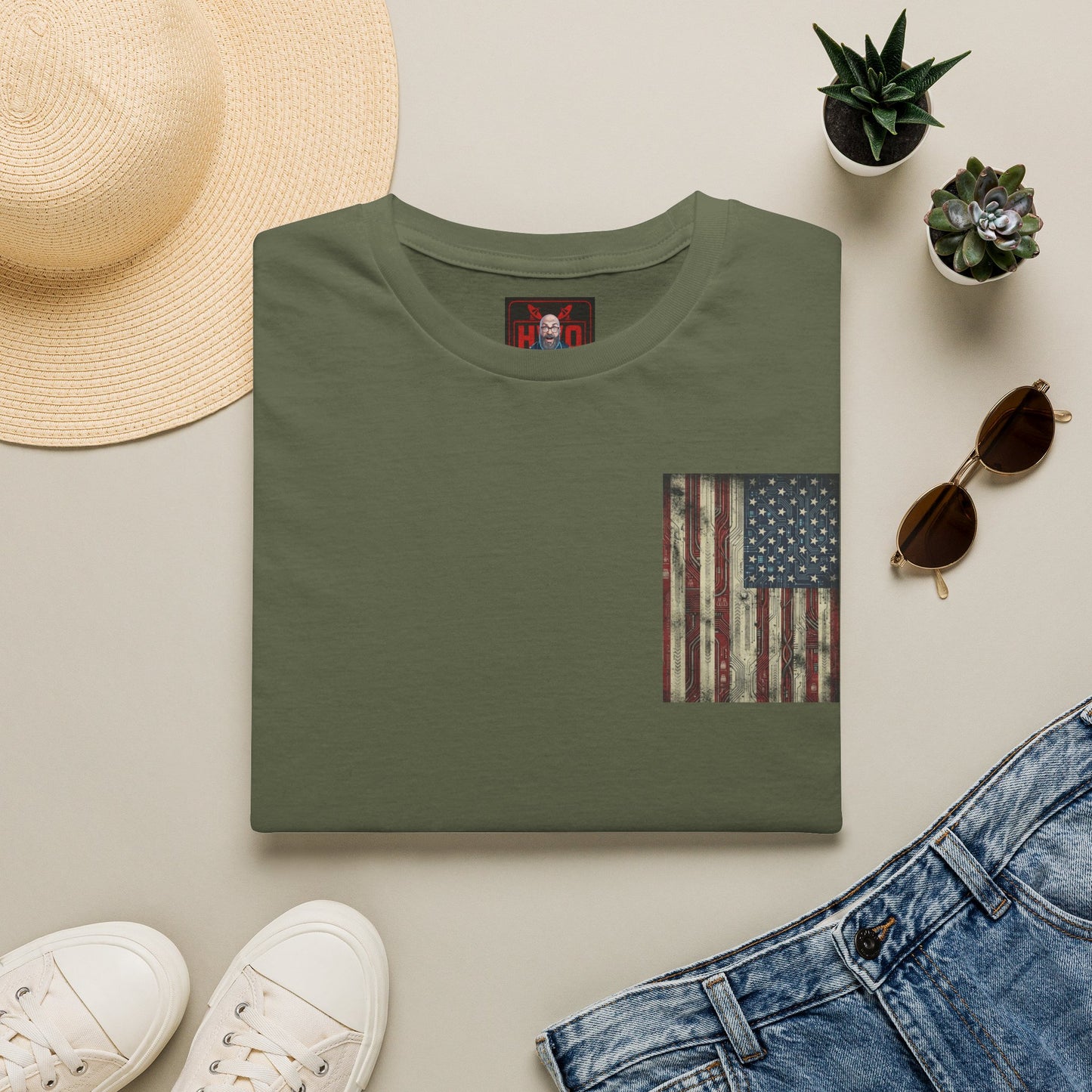 Hughe Jasole Presents: Don't Let The Old Man In T-Shirt | Patriotic 250th Anniversary Tee