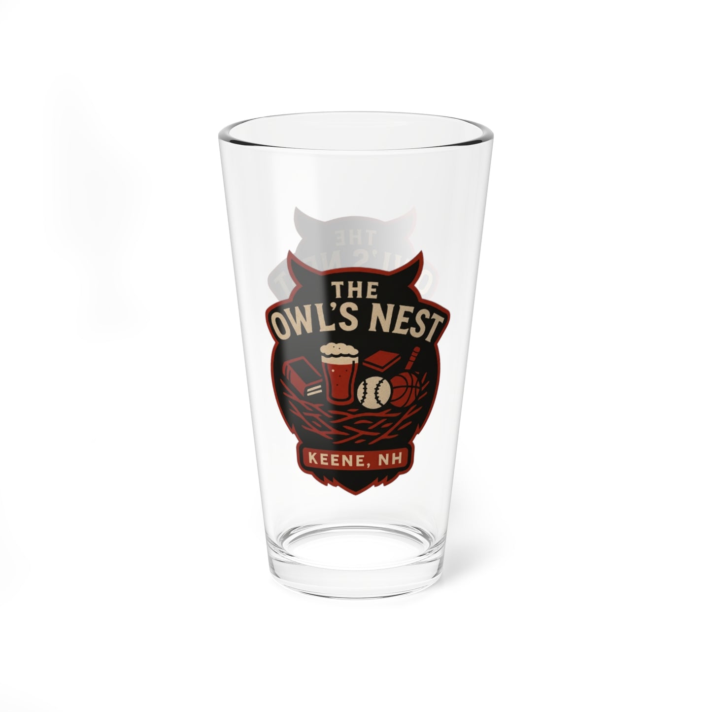 The Owl's Nest Keene, NH 16oz Mixing Glass