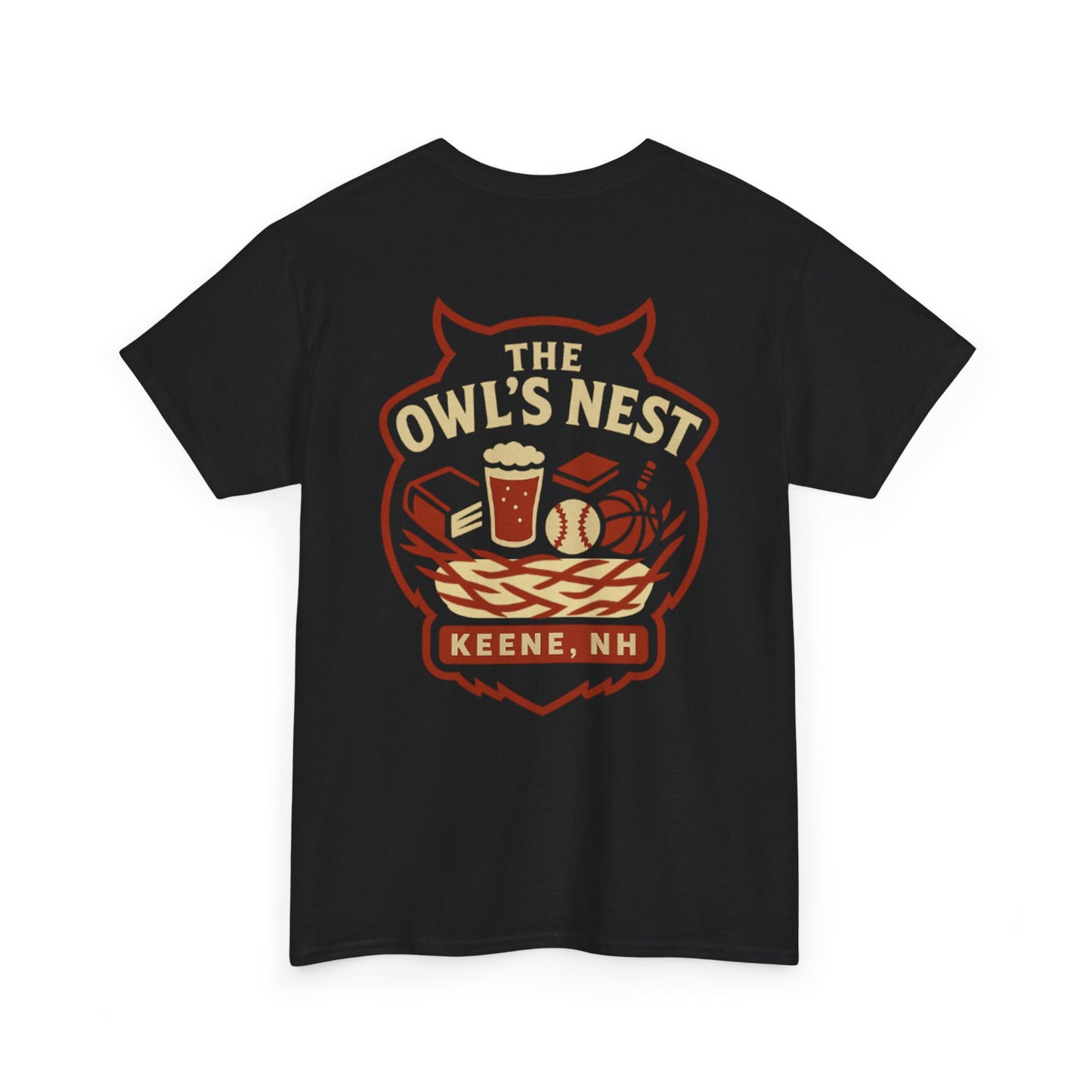 Owl's Nest Vintage Graphic T-Shirt, Gift for Beer Lovers, Unique Souvenir