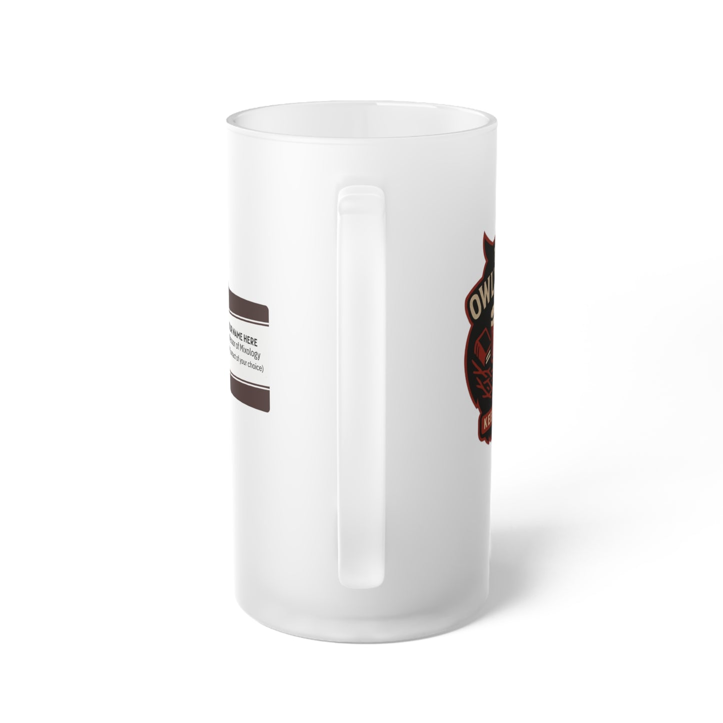 The Owl's Nest Keene, NH 16oz Frosted Beer Mug