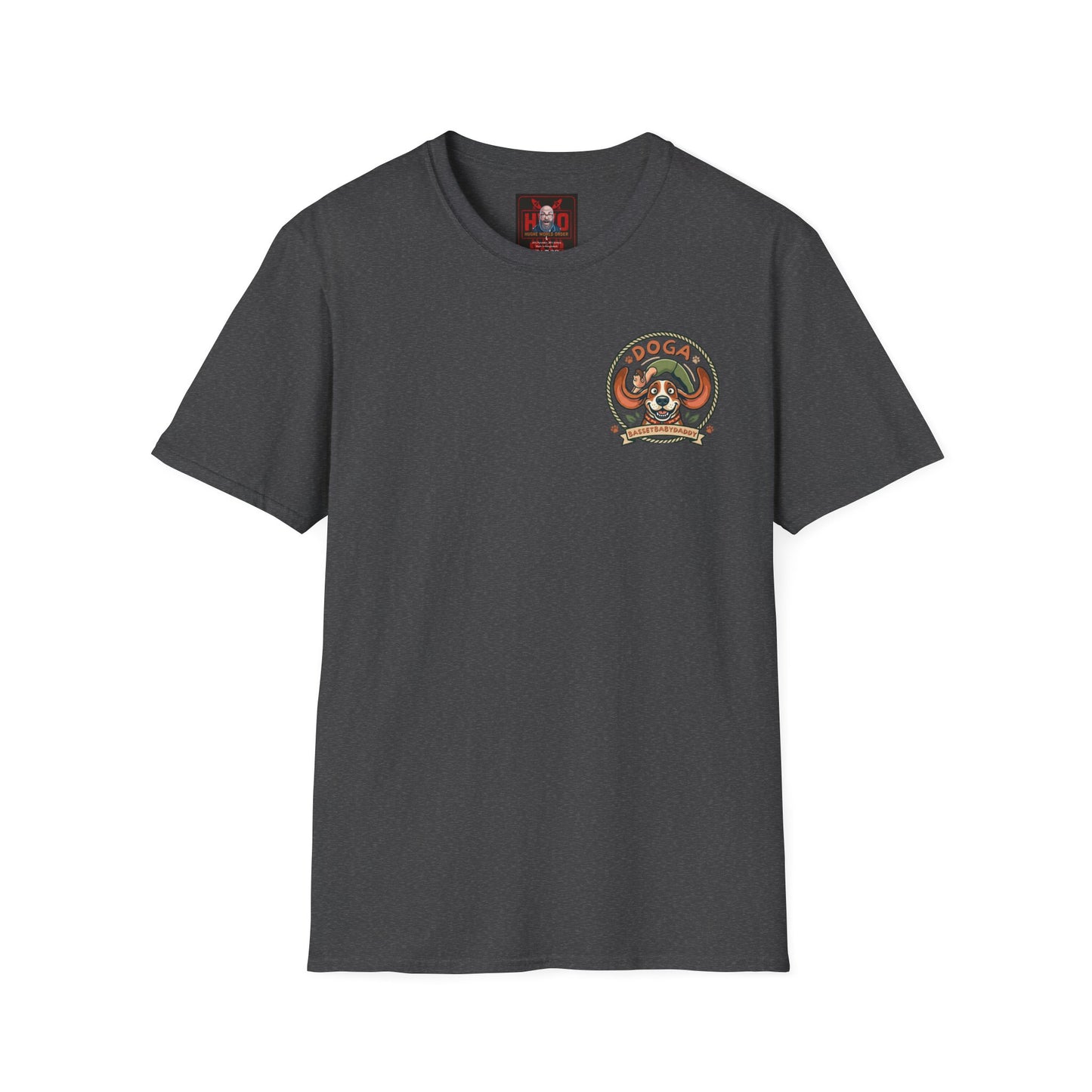 Basset Baby Doga Yoga Tshirt
