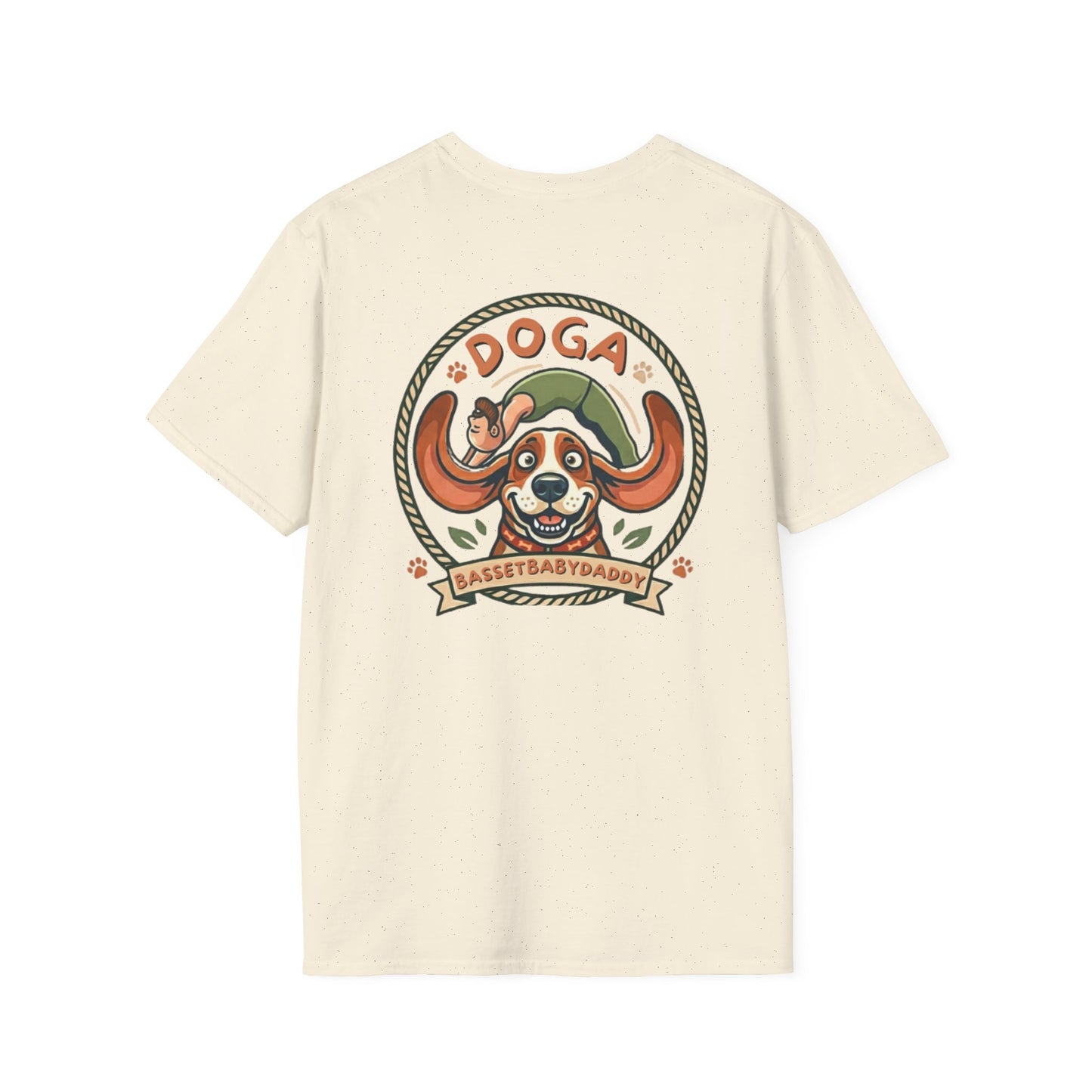 Basset Baby Doga Yoga Tshirt