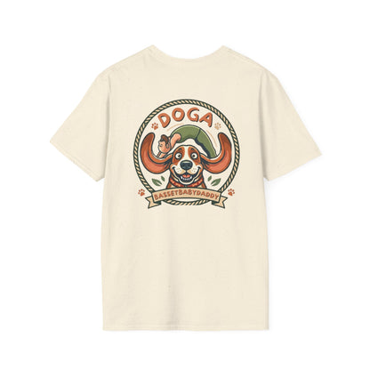 Basset Baby Doga Yoga Tshirt