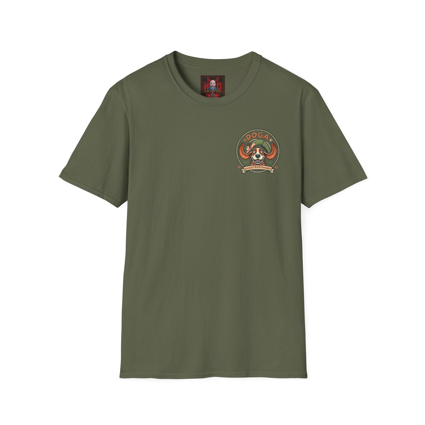 Basset Baby Doga Yoga Tshirt